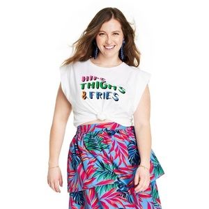 NWT! “Hips Thighs & Fries” Graphic Tank Top - Tabitha Brown for Target W…